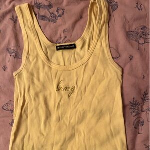 Brandy Melville yellow tank
